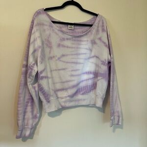 PINK Tie-Dye Sweatshirt